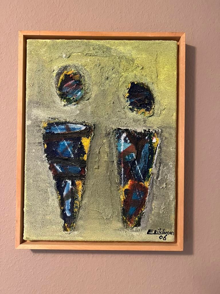 Schilderij Erik Loman, Ophalen of Verzenden