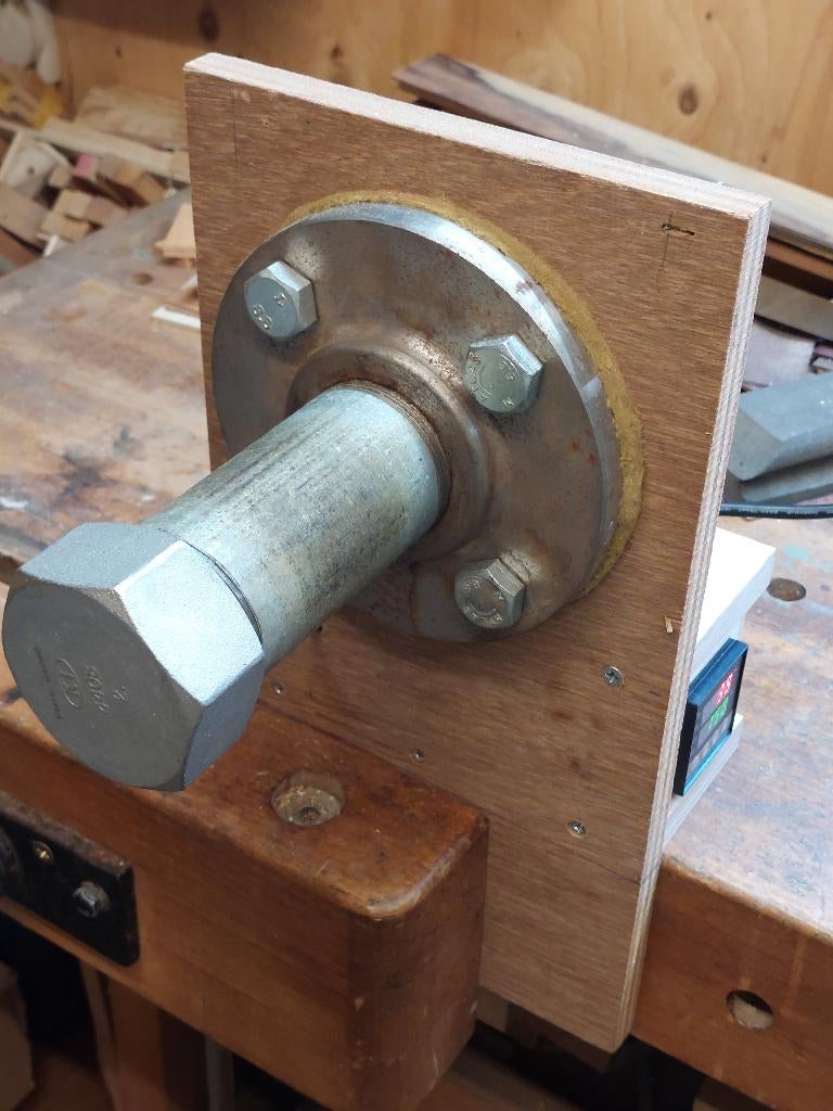 Zelfbouw verwarmd buigijzer voor hout, Doe-het-zelf en Verbouw, Gereedschap | Handgereedschap, Ophalen of Verzenden, Gebruikt