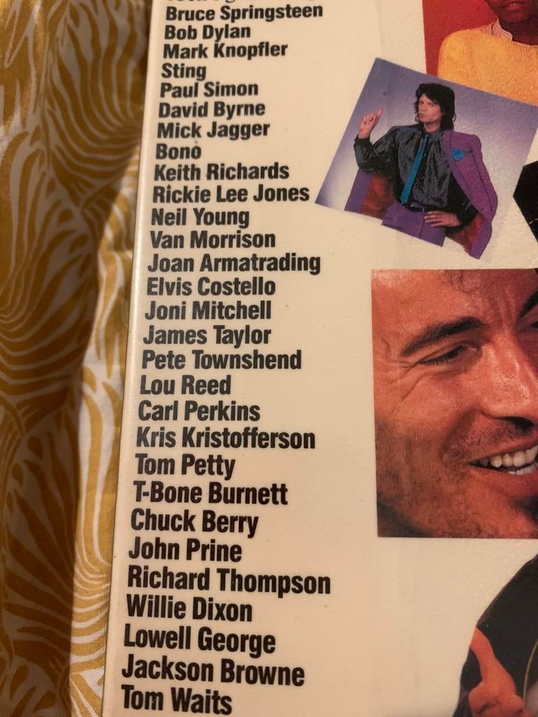 Bill Flanagan musician interviews book: Written In My Soul, Boeken, Ophalen of Verzenden