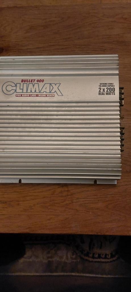 Climax Bullet 400 - 2x200W Auto Versterker, Auto diversen, Ophalen, Gebruikt
