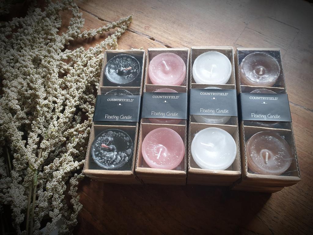 Countryfield drijfkaarsen - kaarsen, Overige materialen, Nieuw, Ophalen of Verzenden, Kaars