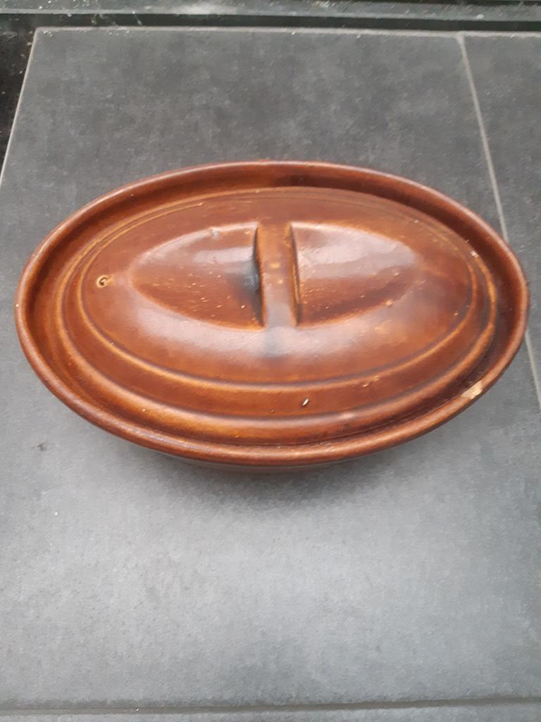 paté schaal met deksel, Ophalen of Verzenden