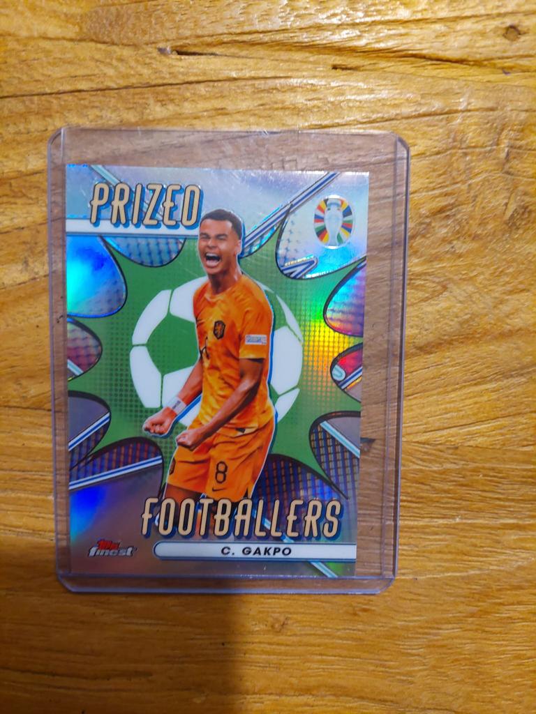 Cody Gakpo Refractor Nederlands elftal EK 2024 Topps Finest, Ophalen of Verzenden, Zo goed als nieuw, Plaatje