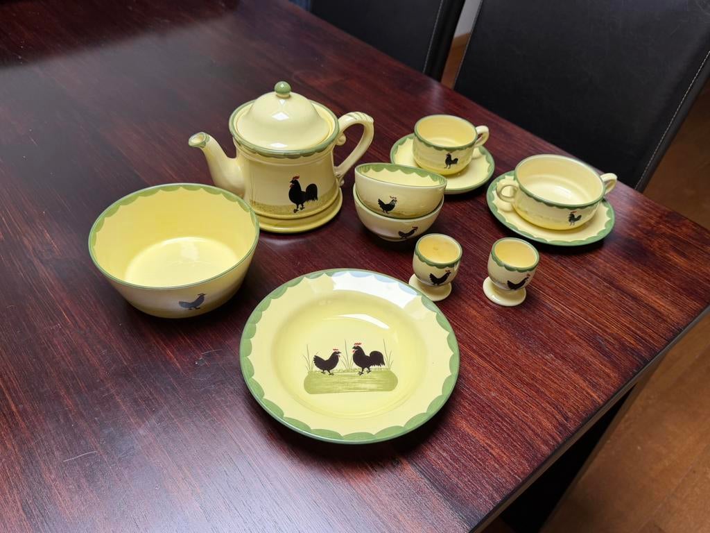 Zeller keramiek kip & haan servies, Ophalen, Nieuw, Overige stijlen, Kop(pen) en/of Schotel(s)