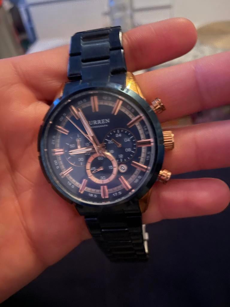 Curren Heren Polshorloge - Stijlvol en Nieuw, Sieraden, Tassen en Uiterlijk, Horloges | Heren, Overige merken, Staal, Polshorloge