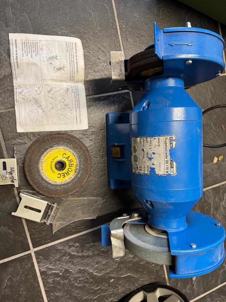 Elektrum Slijpmachine, Ophalen, Gebruikt