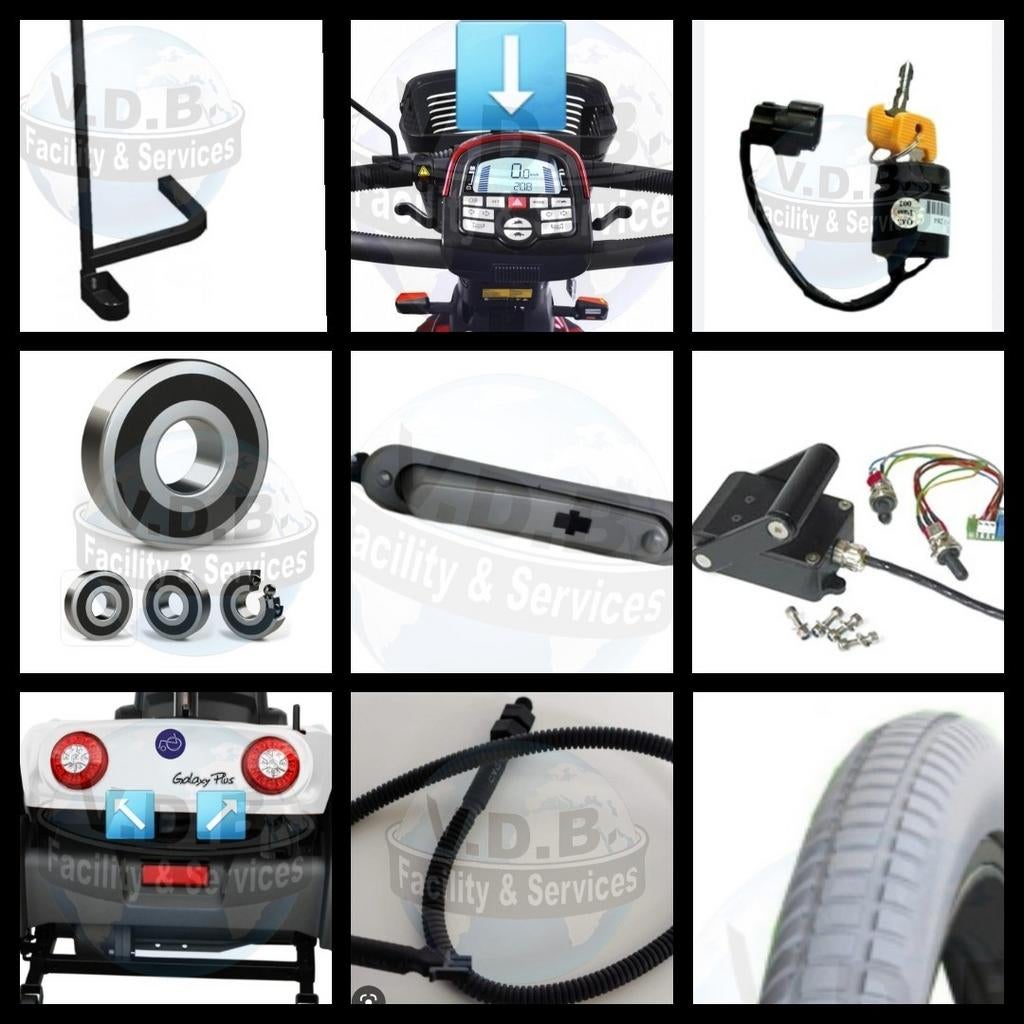 Scootmobiel onderdelen,Banden,Reparatie's,etc etc, Ophalen of Verzenden, Zo goed als nieuw