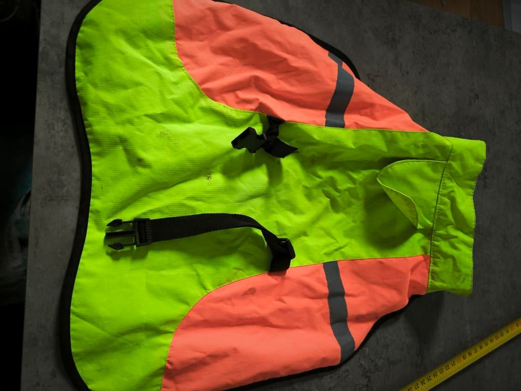 Regenjasje 36cm, Dieren en Toebehoren, Ophalen of Verzenden, Zo goed als nieuw, Hondenjas