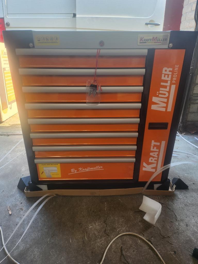 gereedschapswagen XXL kraftmuller 9 laden 7gevuld pro-line, Ophalen of Verzenden, Nieuw