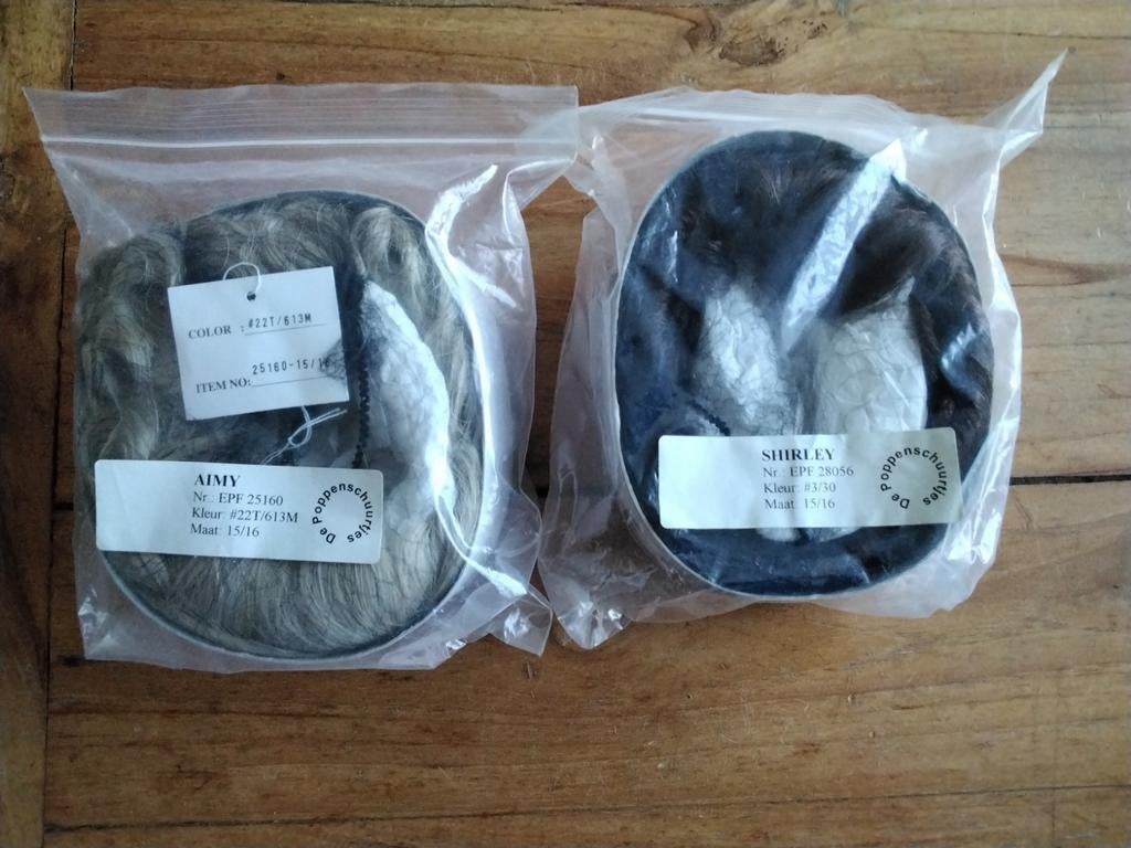 poppen pruiken  nieuw, Ophalen of Verzenden, Nieuw, Pop