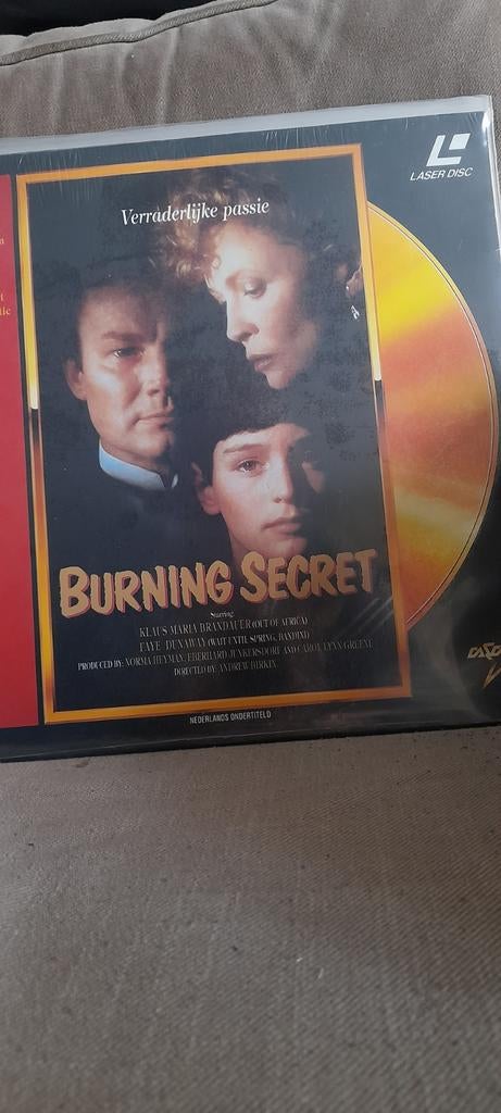 Lasdrdisc  Burning Secret   PAL, Ophalen of Verzenden, Nieuw