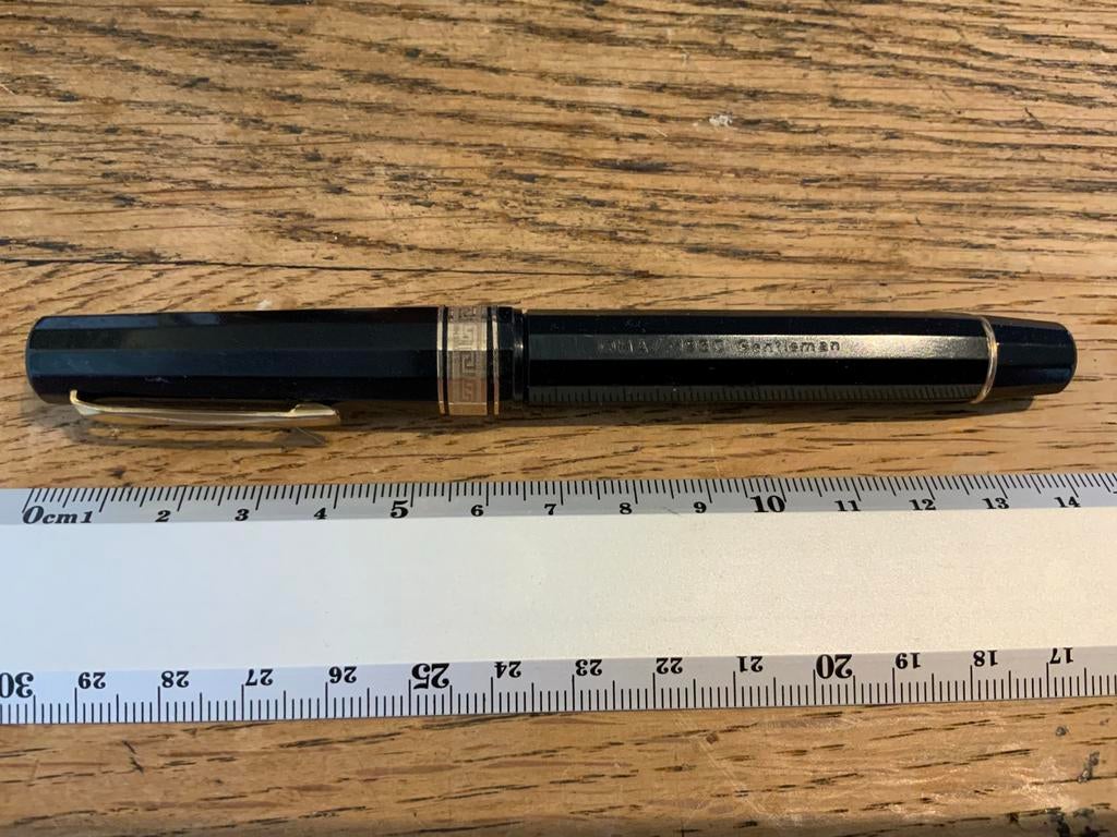 Vintage Vulpen Zuigervulpen Omas 1930 Gentleman, Ophalen of Verzenden, Zo goed als nieuw, Vulpen, Overige merken