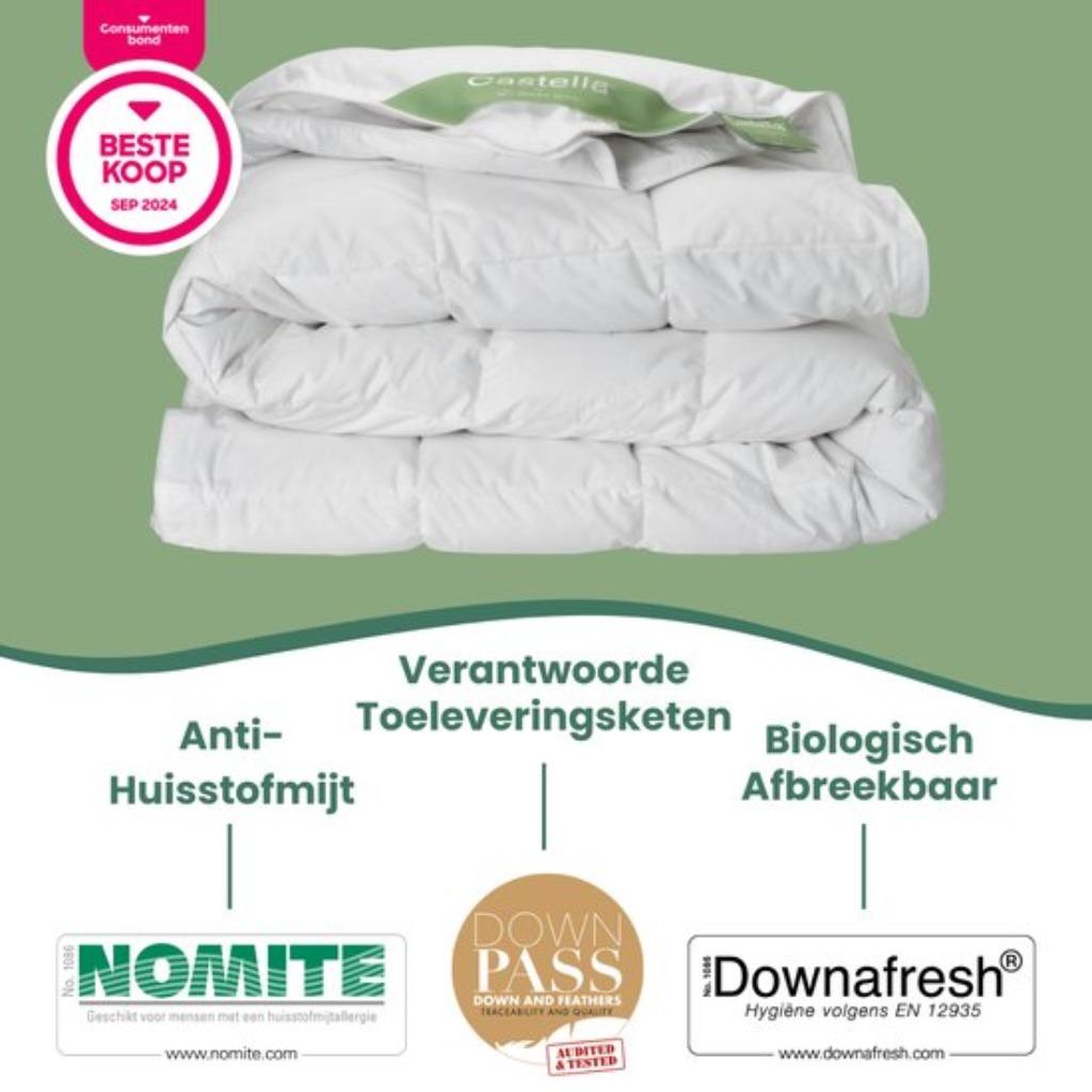 Castella Sirius Beste Koop dekbed actie nu 25% korting, Ophalen of Verzenden, Nieuw, Wit, Deken of Dekbed