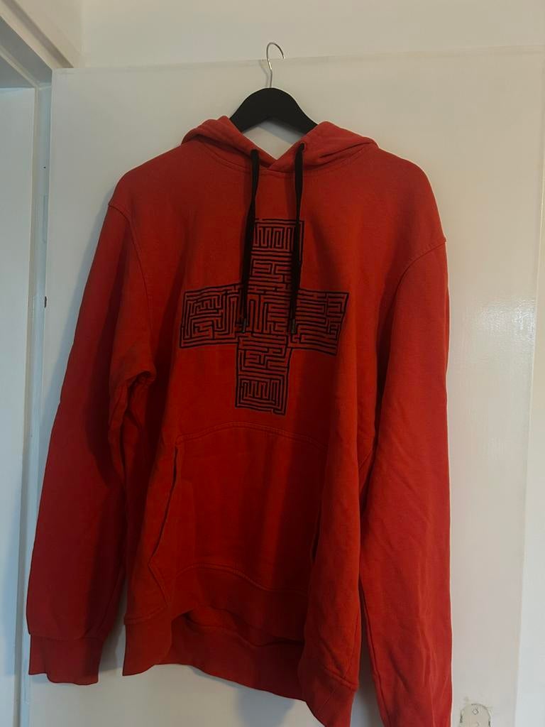 Martin Garrix Hoodie, Ophalen of Verzenden, Gedragen, Maat 52/54 (L), Rood