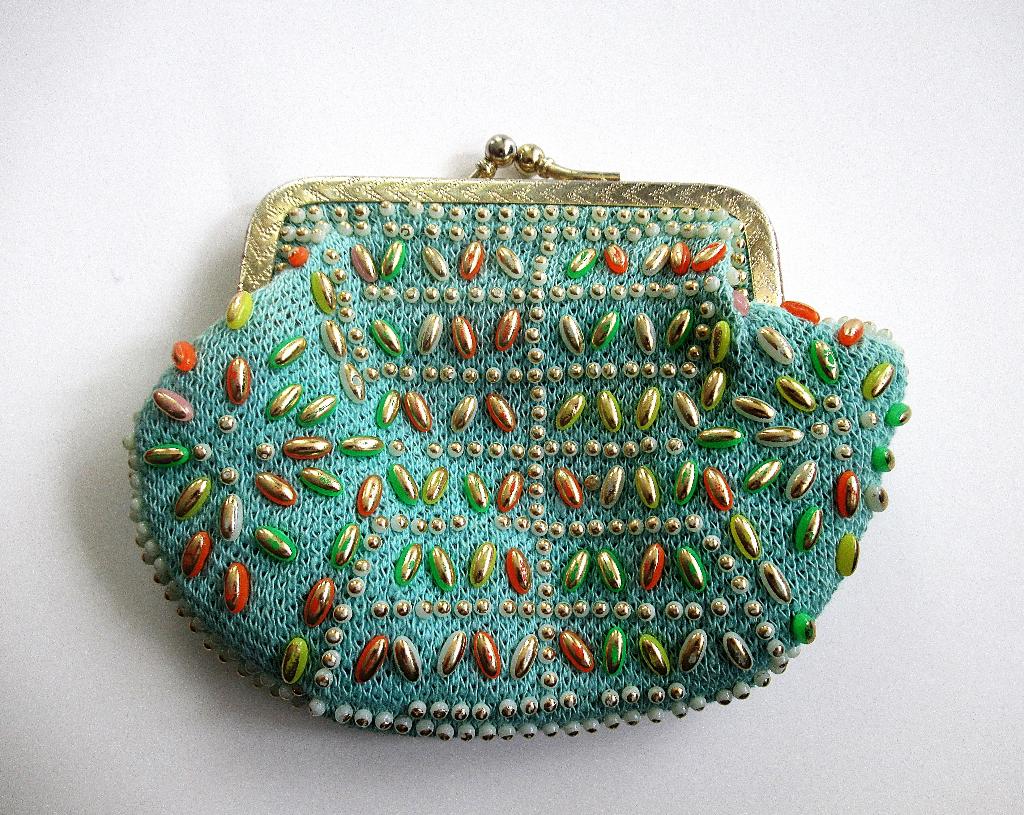 Vintage sierlijke portemonnee., Ophalen of Verzenden