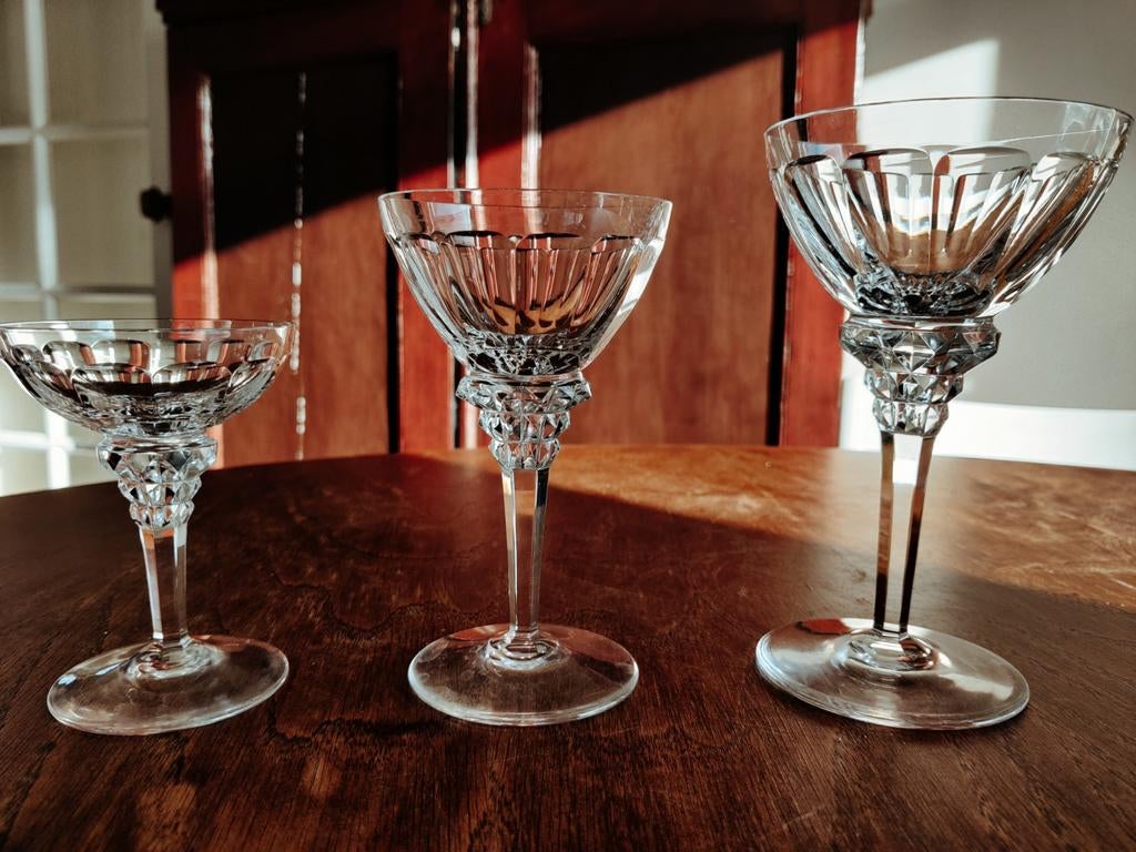 Jan Eisenloeffel kristallen glazen, Ophalen