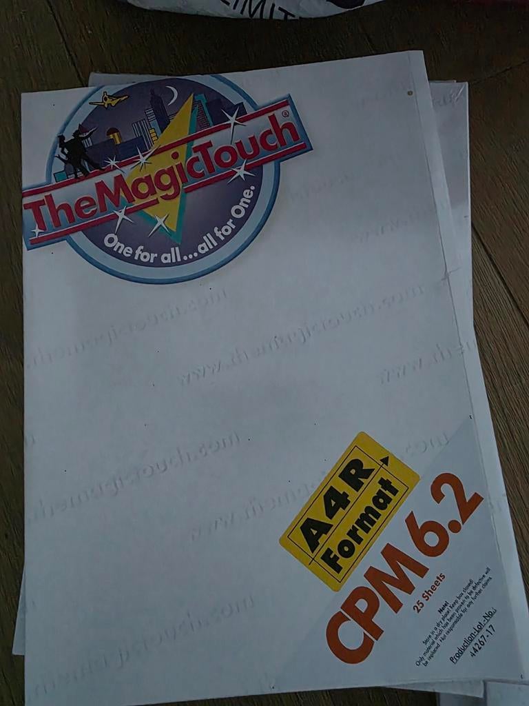 The magic touch decal papier ok printer, Hobby en Vrije tijd, Knutselen, Nieuw, Gereedschap of Toebehoren, Ophalen of Verzenden