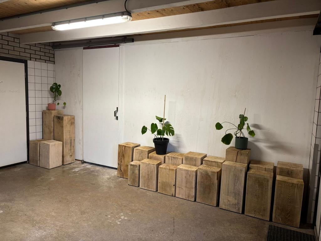 Massief eikenhouten zuilen div. Afmetingen, Huis en Inrichting, Woonaccessoires | Zuilen en Pilaren, Ophalen