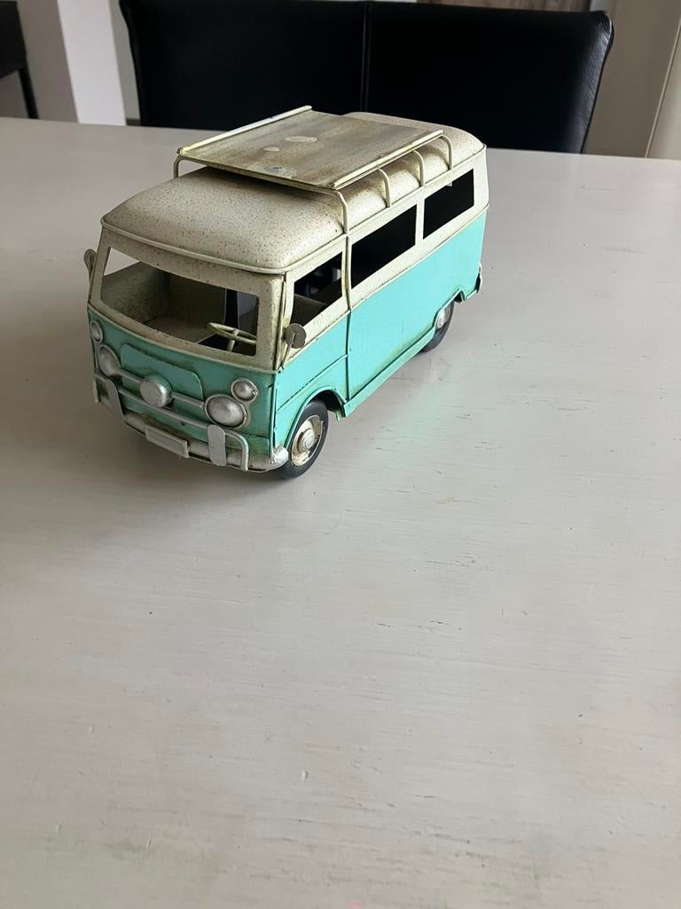 Blikken busje 25 cm lang, Ophalen