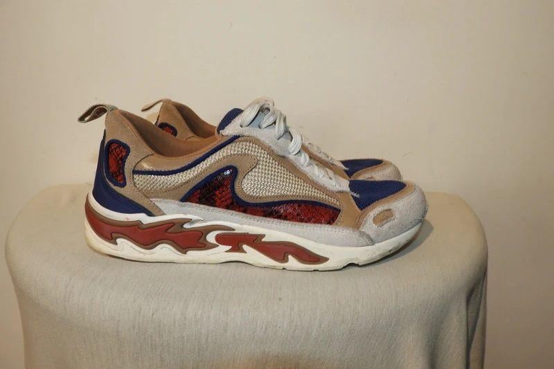 Sandro toffe sneakers vlam zijkant zool kleuren mt 38, Overige kleuren, Verzenden, Sandro, Sneakers of Gympen