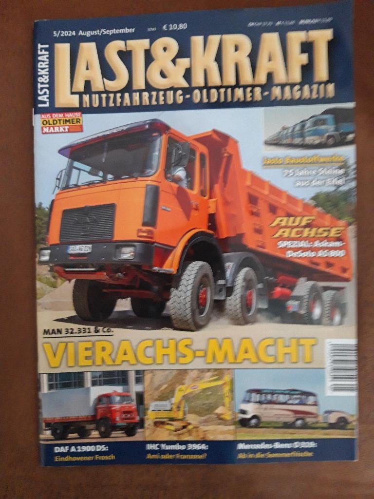 Last & Kraft 5-2024 - kikker DAF – Mercedes O319, Boeken, DAF trucks, Zo goed als nieuw, Mercedes, Ophalen of Verzenden