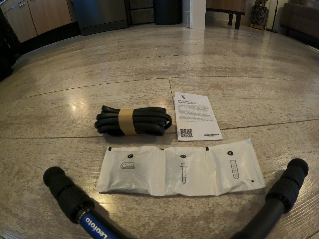 Orginele Ring USB-C Verlengkabel 3m Zwart, Ophalen of Verzenden, Zo goed als nieuw