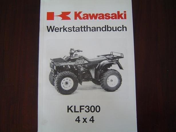 Kawasaki KLF300 4x4 1989 - 1996 ATV Quad werkstatt handbuch, Ophalen of Verzenden, Kawasaki