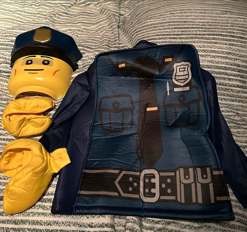 LEGO Poppetje Carnavalspak met Masker & Handschoenen, Ophalen of Verzenden, Gebruikt, Jongen of Meisje