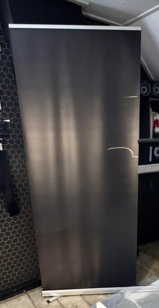 Roll-up banner, Ophalen of Verzenden, Zo goed als nieuw, Reclamebord