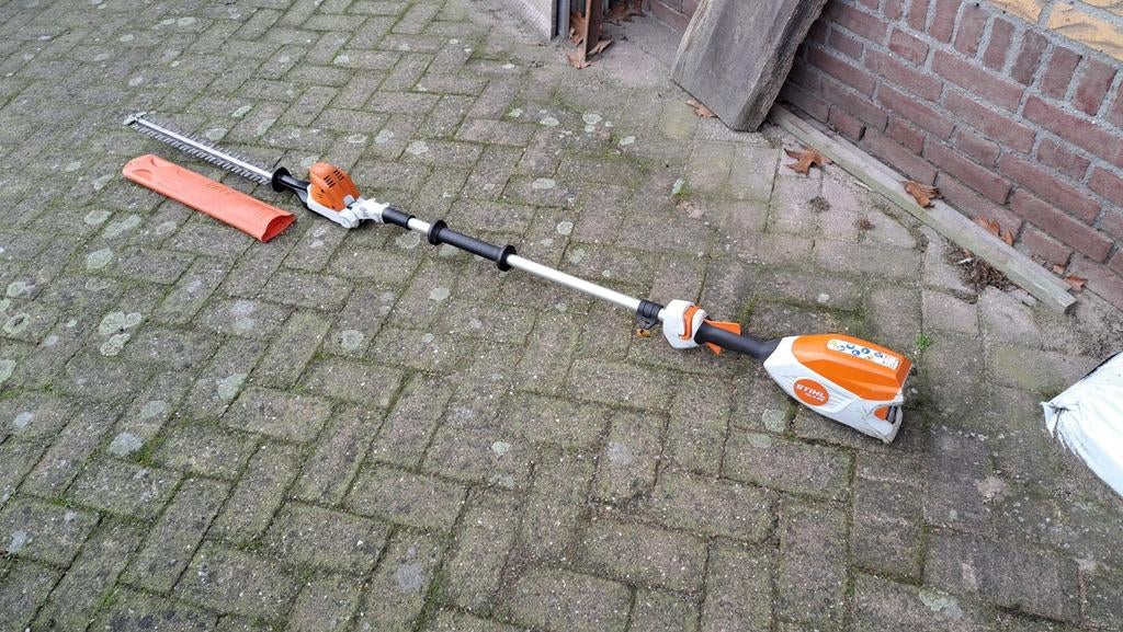 Stihl HLA Stokheggenschaar (zonder accu) 2020, Tuin en Terras, Heggenscharen, Stihl, Gebruikt, Accu, Ophalen of Verzenden