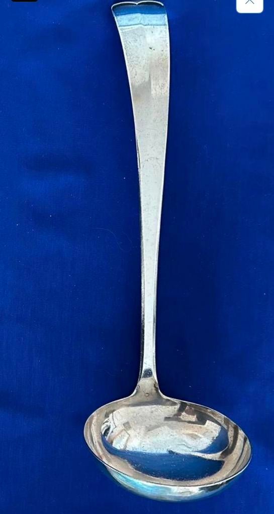 Gero 90 G-Z Haags Lofje verzilverd:  - 1 soepopscheplepel, Ophalen