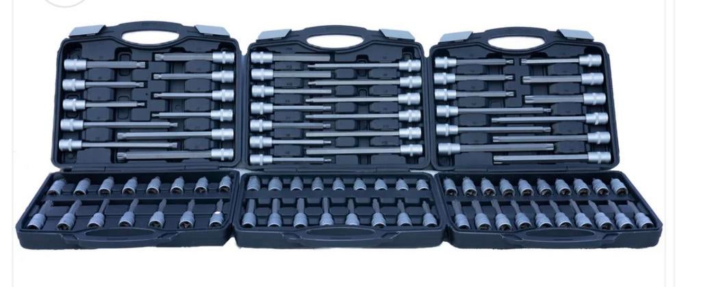 Complete 88Delig Torx inbus en veeltand doppen set in koffer, Doe-het-zelf en Verbouw, Gereedschap | Handgereedschap, Zo goed als nieuw