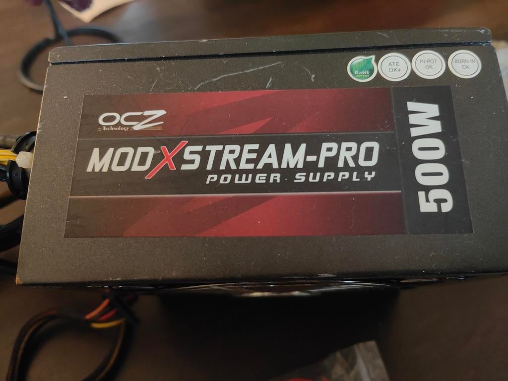 OCZ 500W ModXStream-Pro Voeding, Ophalen of Verzenden, Gebruikt