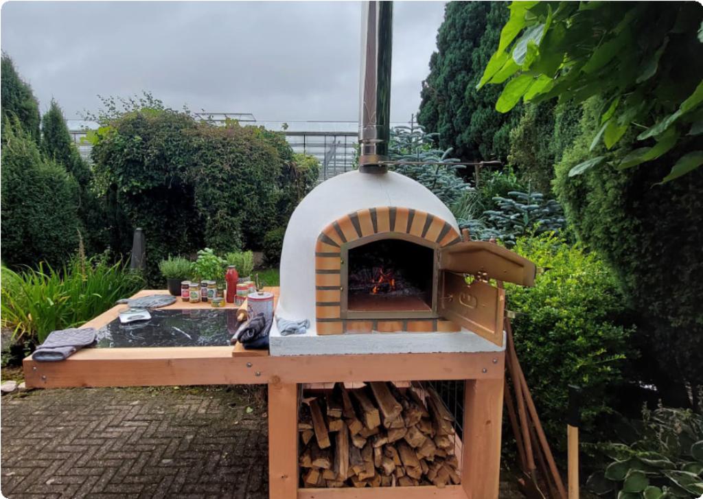 pizzaoven - steenoven - houtgestookte oven - buitenkeuken, Ophalen of Verzenden, Nieuw, Eigen merk