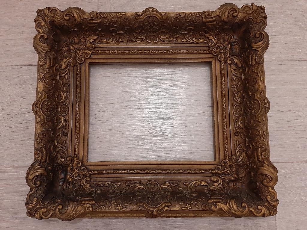 Oude lijst schilderijlijst klassiek barok stijl, Ophalen, Overige materialen, Minder dan 50 cm, Gebruikt