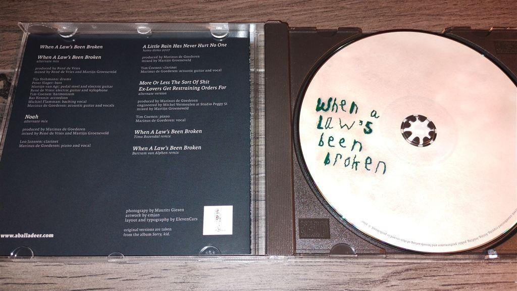 Mr. A Balladeer - When A Law's Been Broken, Ophalen of Verzenden, Zo goed als nieuw