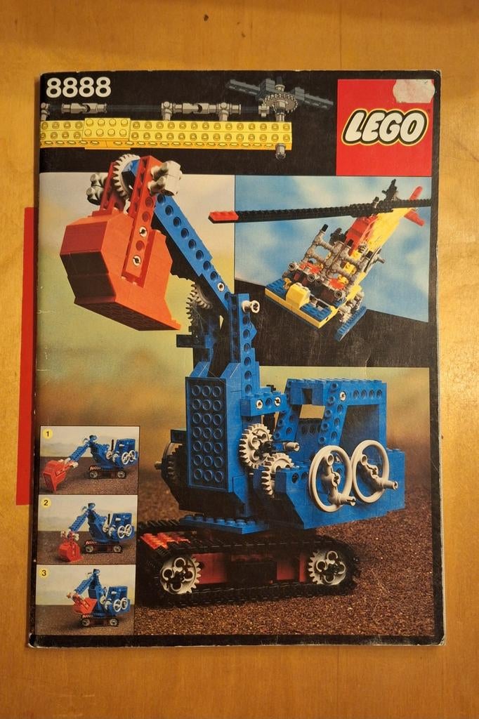 LEGO 8888 Ideas Book (1980) - Expert Builder, Ophalen of Verzenden, Gebruikt, Losse stenen, Lego