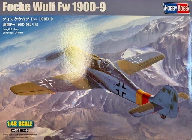 Coelianmodels, Hobby Boss, 81716, FW 190D-9, 1/48, € 19,99, Overige merken, Nieuw, Ophalen of Verzenden, Groter dan 1:72