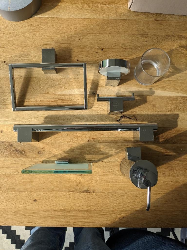 Sanitair onderdelen, Ophalen of Verzenden, Zo goed als nieuw, Chroom, Toilet