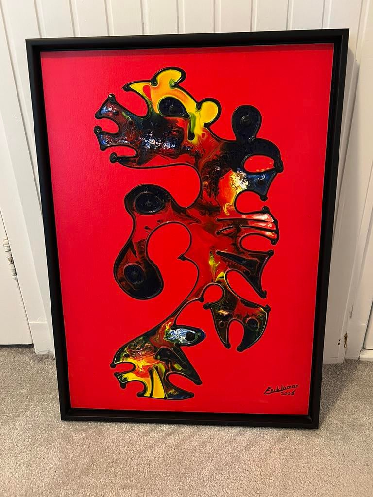 Erik Loman Acryl op linnen, Ophalen of Verzenden