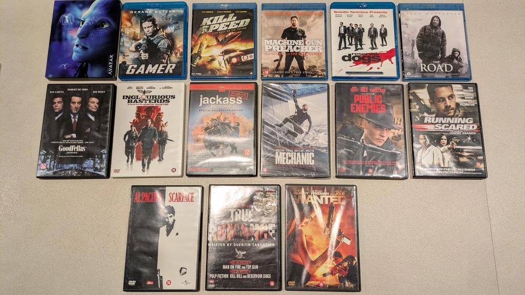 Diverse Blu-ray en DVD films, Cd's en Dvd's, Blu-ray, Ophalen of Verzenden, Zo goed als nieuw, Actie
