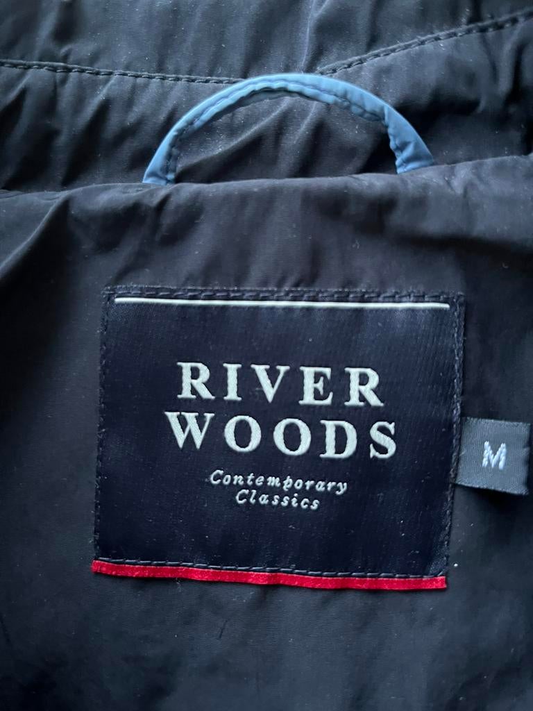 Riverwood klassieke blauwe damesjas maat m, Ophalen of Verzenden, Zo goed als nieuw, Maat 38/40 (M), Blauw