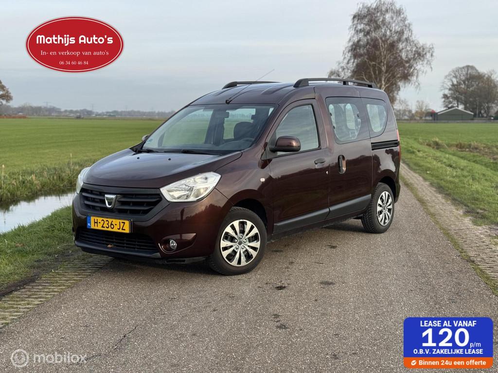 Dacia Dokker combi 1.6 SCe Airco! Trekhaak! Nieuwe APK!, Voorwielaandrijving, 1139 kg, Euro 6, 4 cilinders