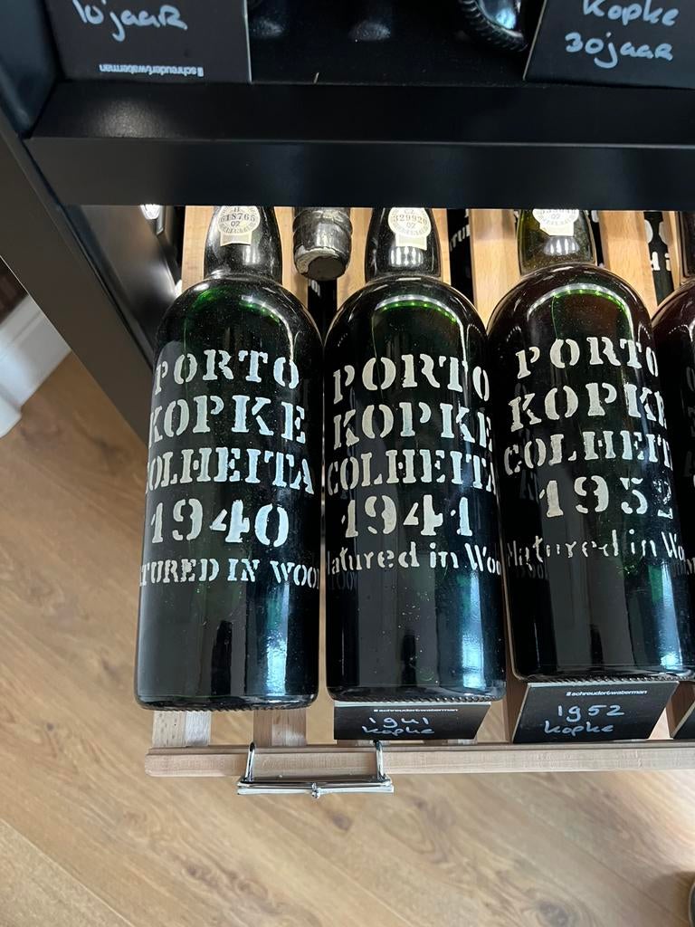 Port verzameling 87 stuks en 40 rode wijn met climaatkast, Ophalen, Zo goed als nieuw, Overige gebieden, Port