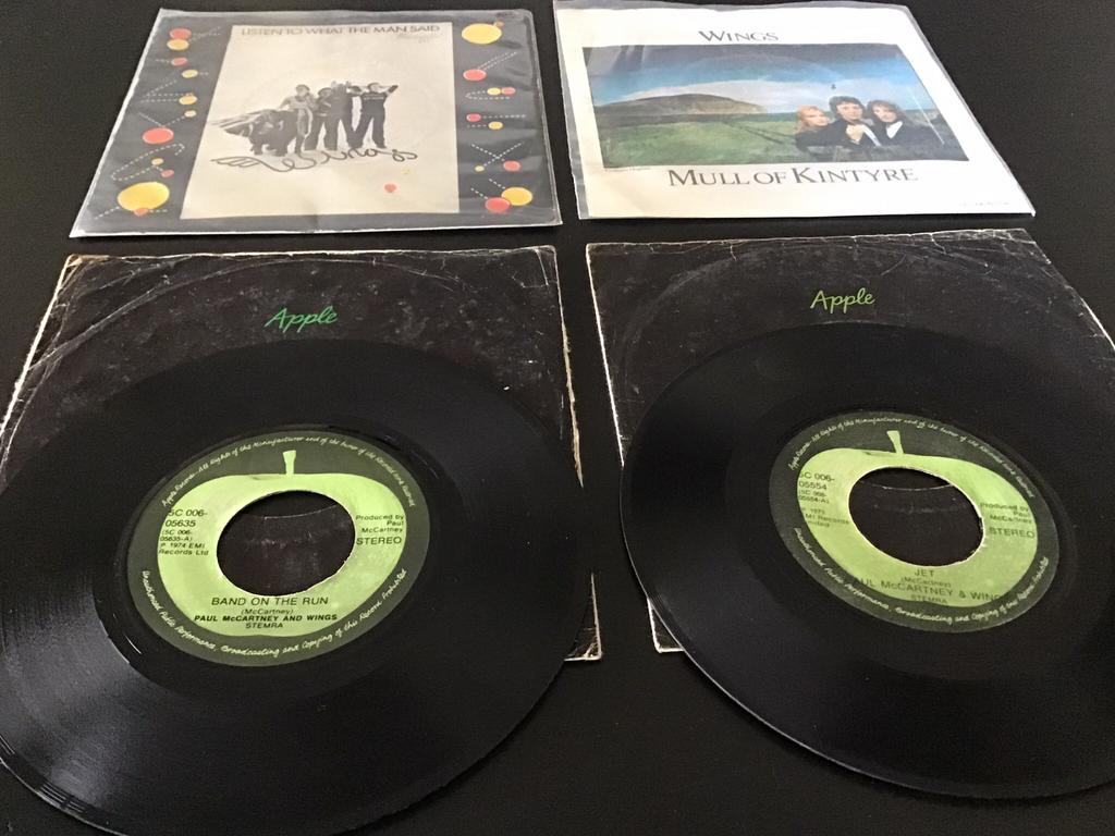 Paul McCartney & Wings Vinyl Singles - 4 stuks, Gebruikt, 7 inch, Single, Ophalen of Verzenden