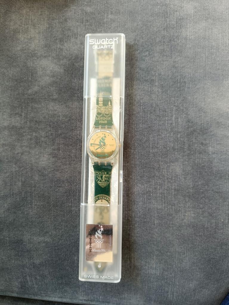 Swatch Quartz Atlanta 1996 Olympische Spelen Horloge, Sieraden, Tassen en Uiterlijk, Horloges | Heren, Kunststof, Polshorloge