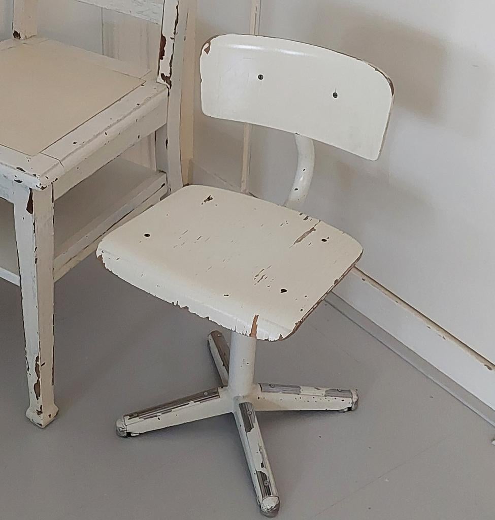 Kinderstoeltje Kinderstoel Vintage Retro Schoolstoeltje, Ophalen of Verzenden