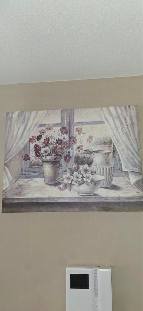 Brocante Canvas Schilderij - Zeer Nette Staat, Ophalen