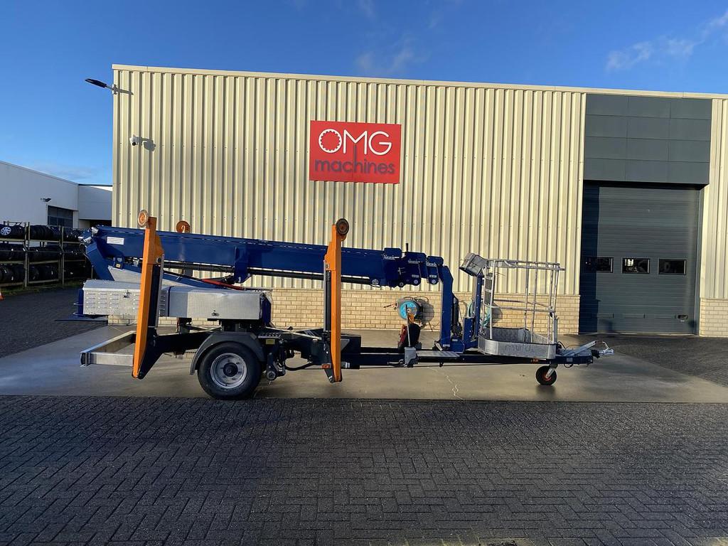 2019 Omme 1650EB, Aanhanger hoogwerker, 16,5 meter, Zakelijke goederen, Machines en Bouw | Liften, Steigers en Ladders