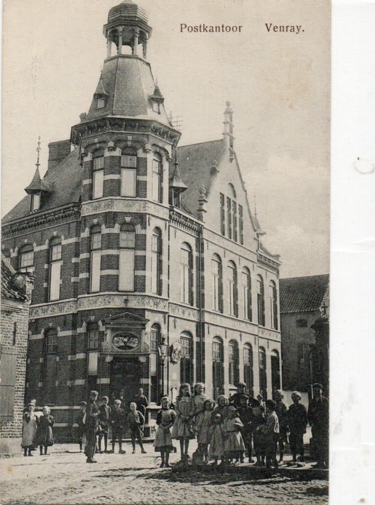 MM133 Venray 1913 Postkantoor uitg: Custers TOPKAART !!!, Verzenden, Voor 1920, Gelopen, Limburg